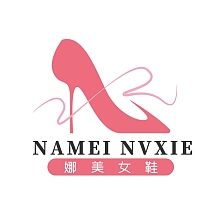 简约创意高跟鞋粉色女鞋logo