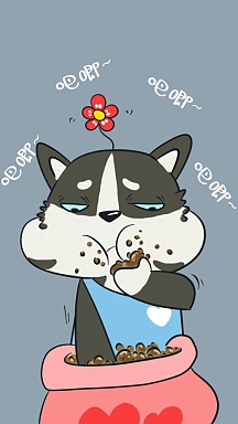 二哈神烦狗动态关注二维码vip专享创意搞笑贱萌嘻哈女孩表情包vip专享