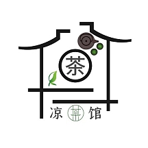 标志茶庄惬意休闲之地logo设计中式山茶标志logo中国风茶道文化宣传