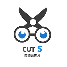 理发店创意剪刀剪子logo设计
