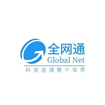 全网通通讯网络公司蓝色简约logo
