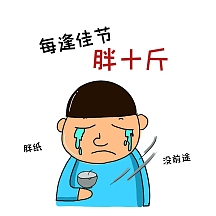 卡通表情包长胖了