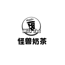 logo设计vip专享奶茶创意卡通咖啡色饮品logovip专享奶茶寿司蛋糕爱心