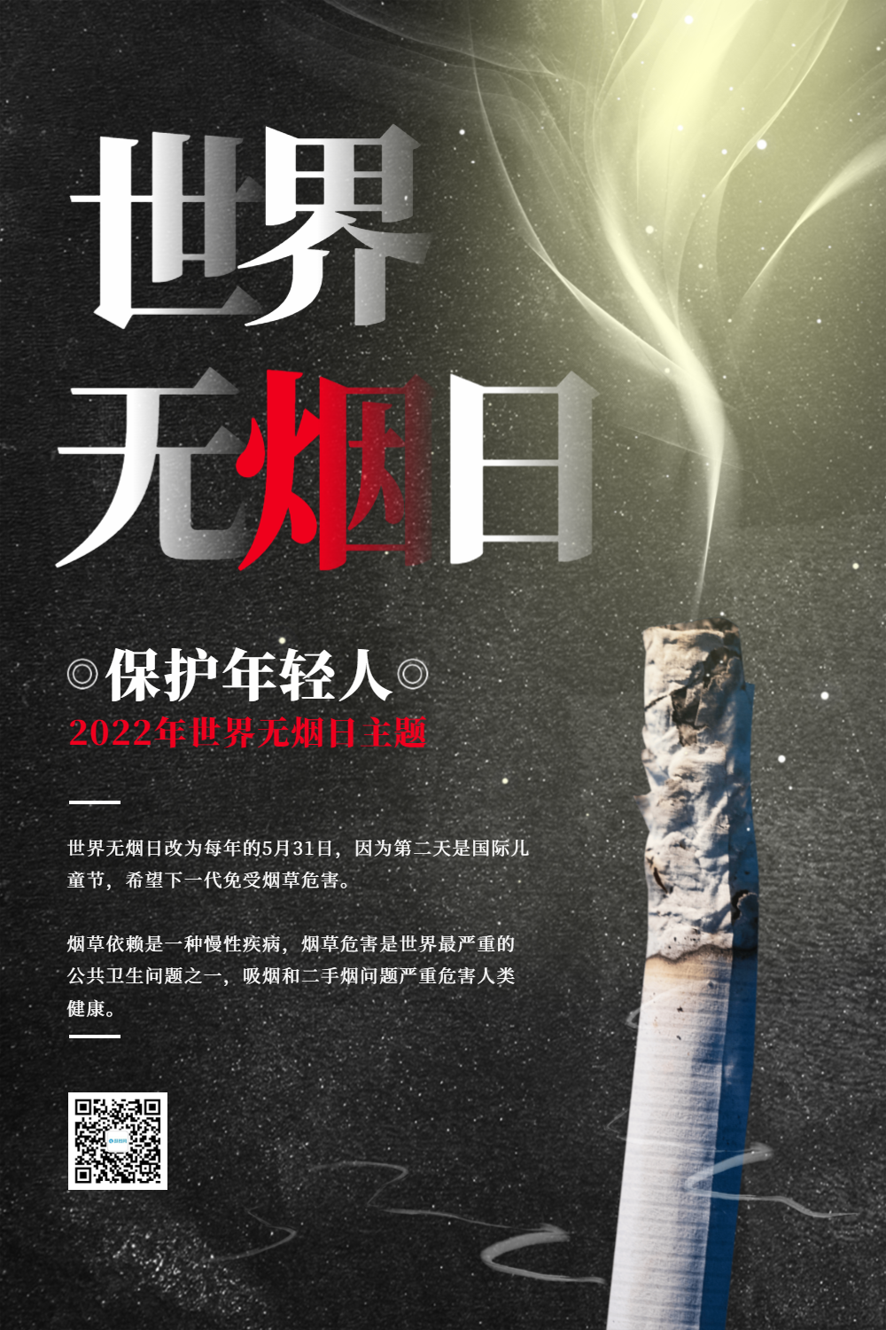 31世界无烟日宣传海报