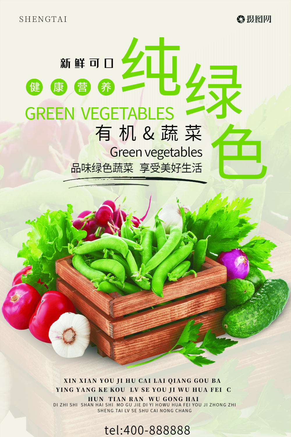 有机蔬菜海报
