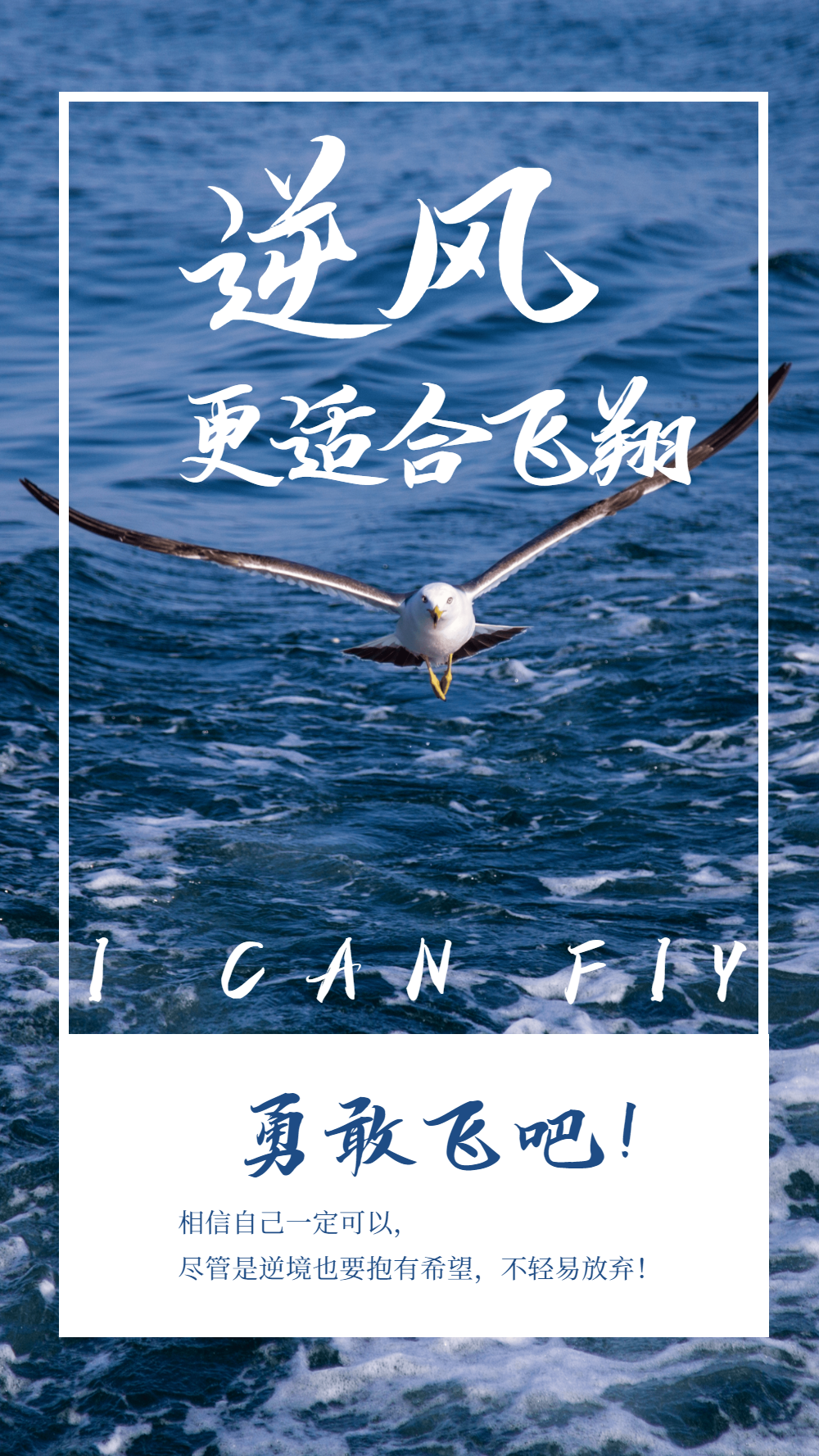 正版逆风飞翔摄影图海报相关搜索:不做咸鱼让梦飞翔励志手绘简约风