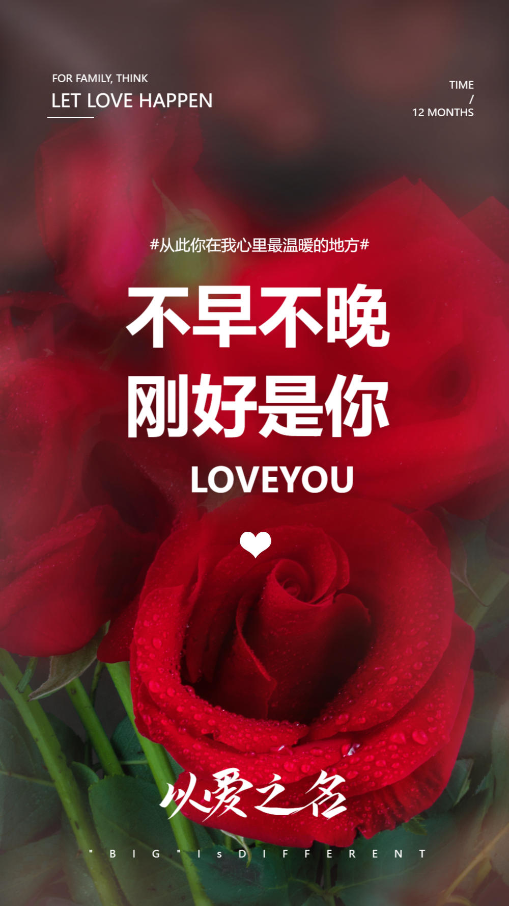清新简约文艺情侣表白摄影图海报